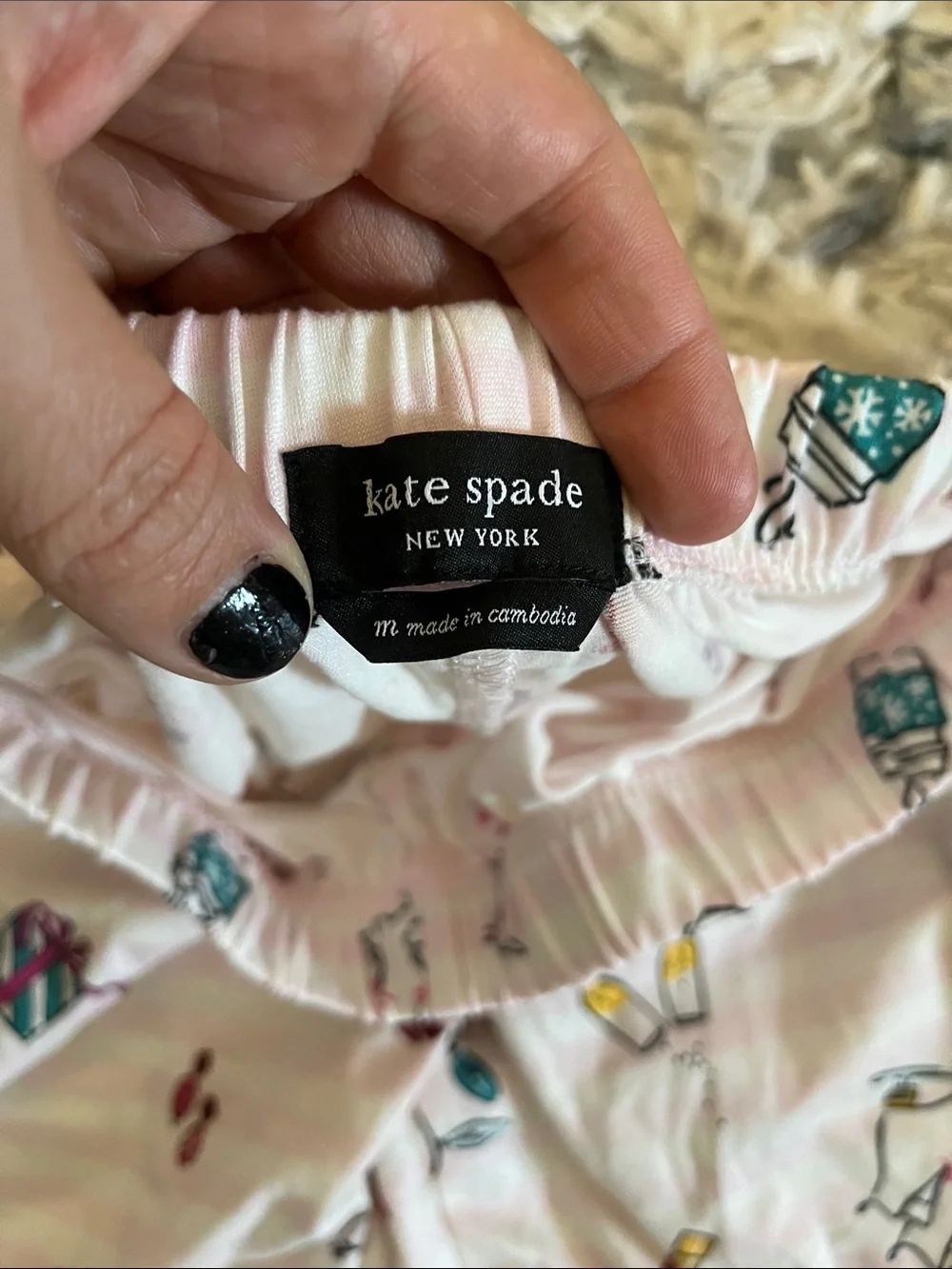 Kate spade pajama pants M